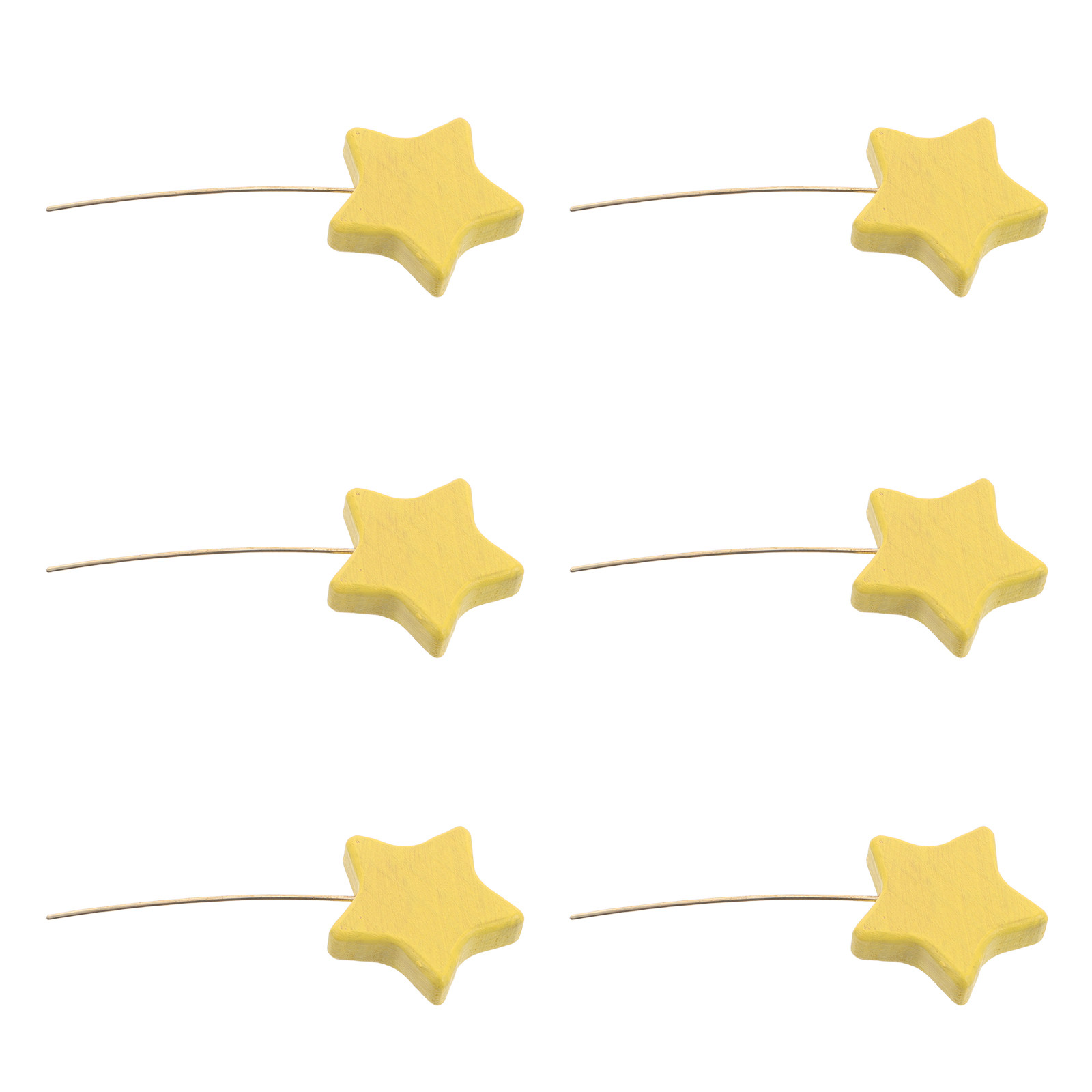 6Pcs Mini Wood Star Picks Five - огляд і ціна Centerpiece Stick