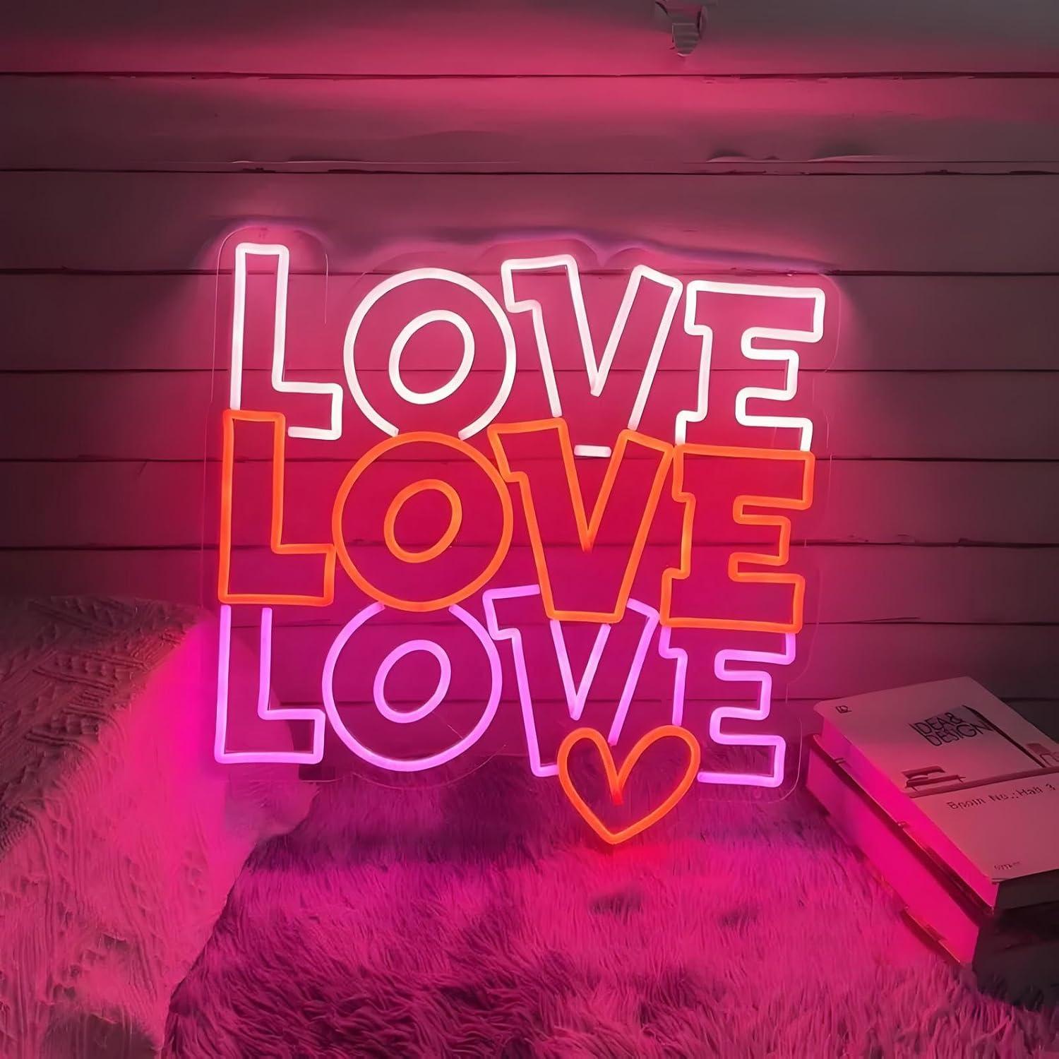 Love Neon Sign USB Dimmable LE - огляд і ціна Neon Sign Party