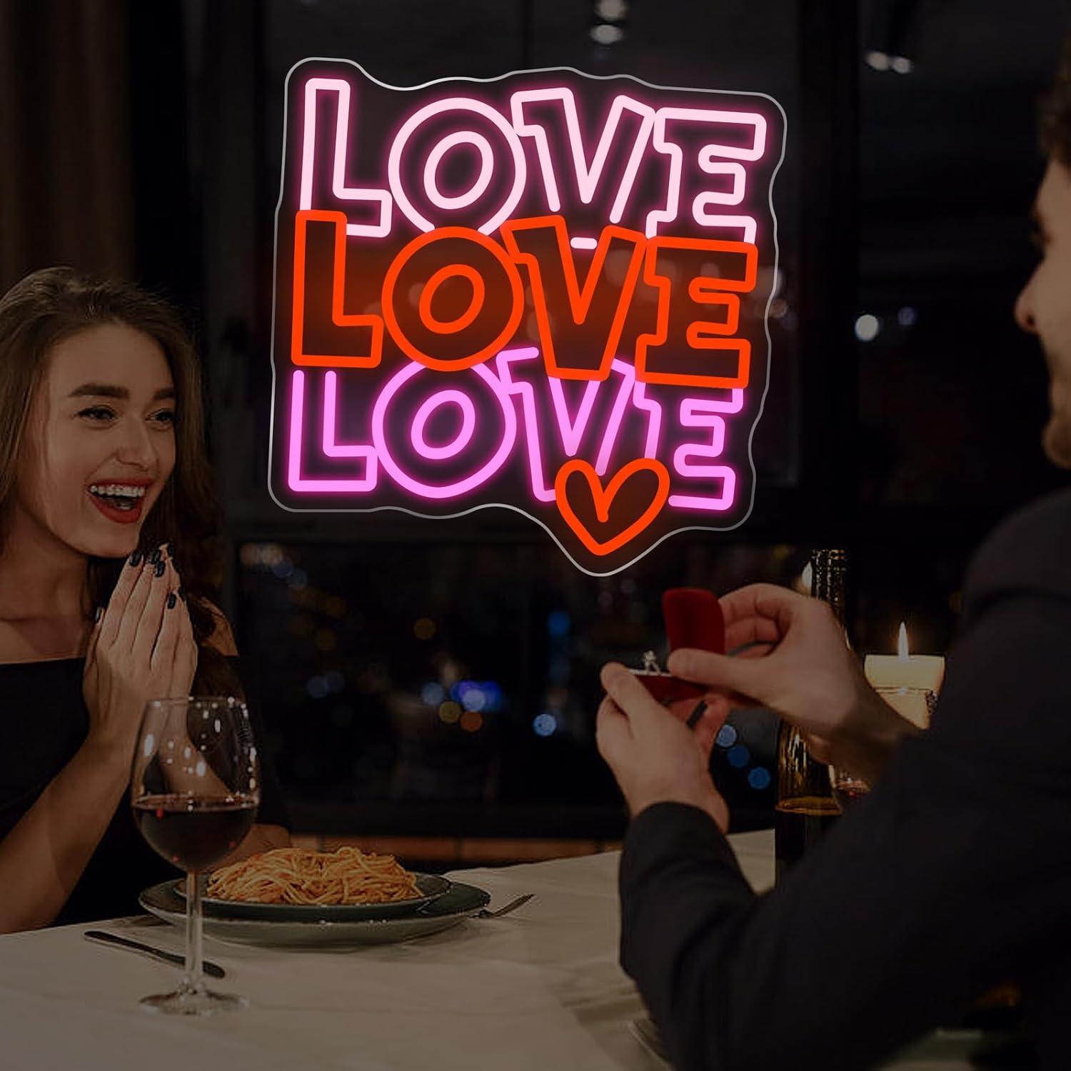 Love Neon Sign USB Dimmable LE - огляд і ціна Neon Sign Party
