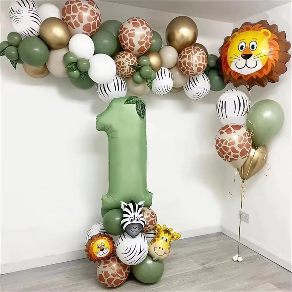 Jungle Animal Birthday Balloon - огляд і ціна Balloon Arch Kit