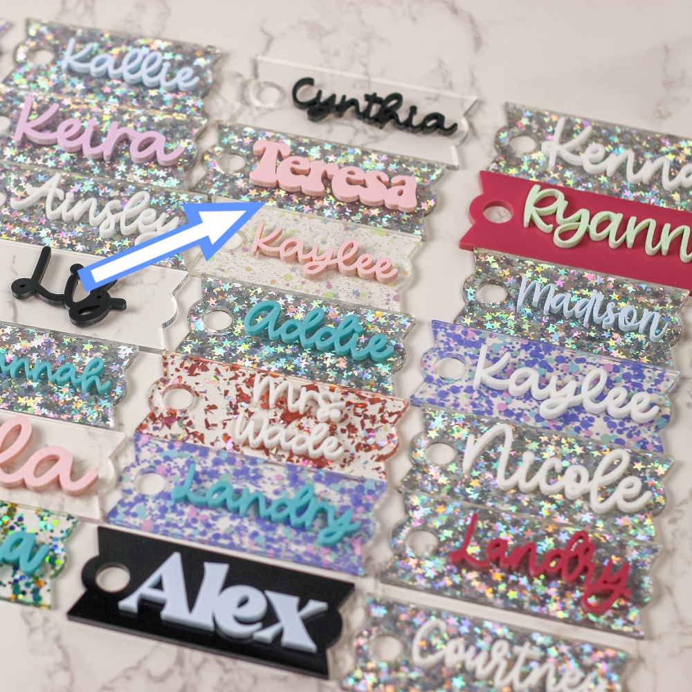 1PC Custom PMMA Cup Charm - Pe - огляд і ціна Event Suppliers