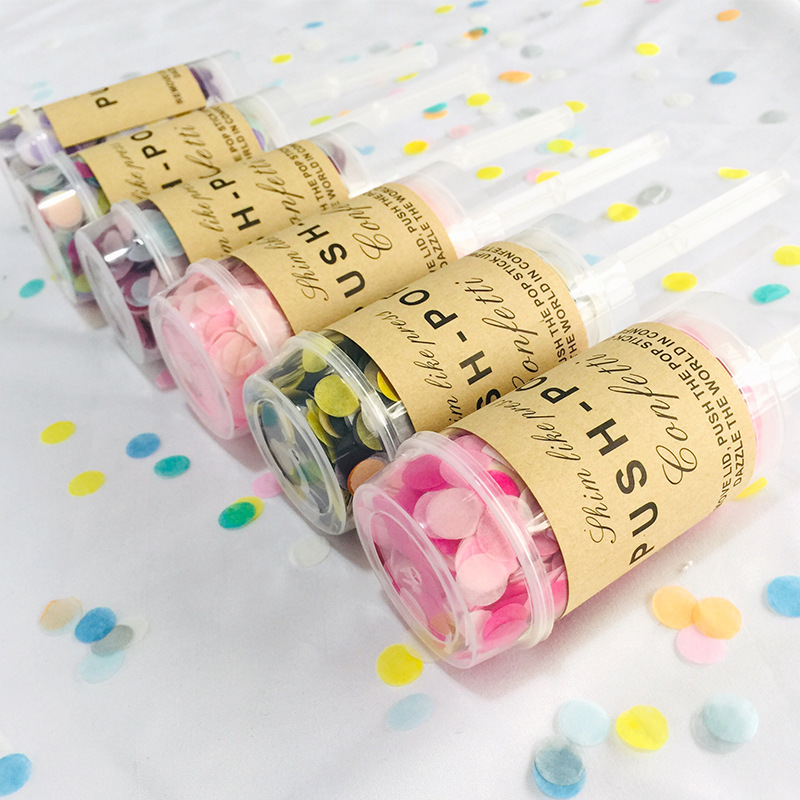 2pcs Multicolor Paper Scrap Fo - огляд і ціна Confetti Cannon Tube
