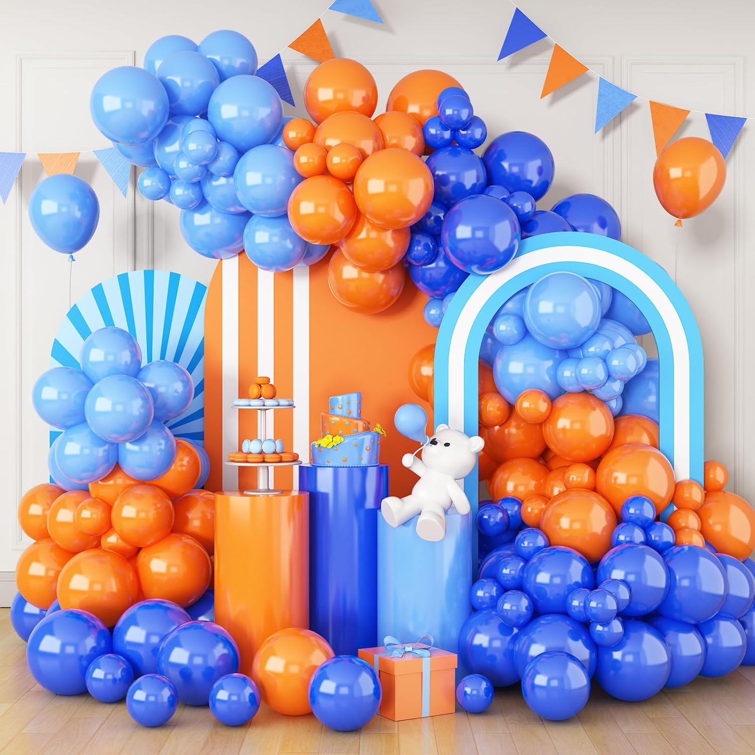 Orange Blue Balloon Arch Holid - огляд і ціна Balloon Arch Kit