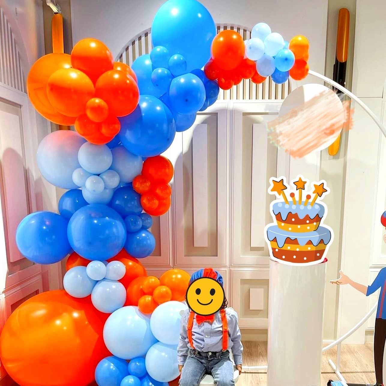 Orange Blue Balloon Arch Holid - огляд і ціна Balloon Arch Kit
