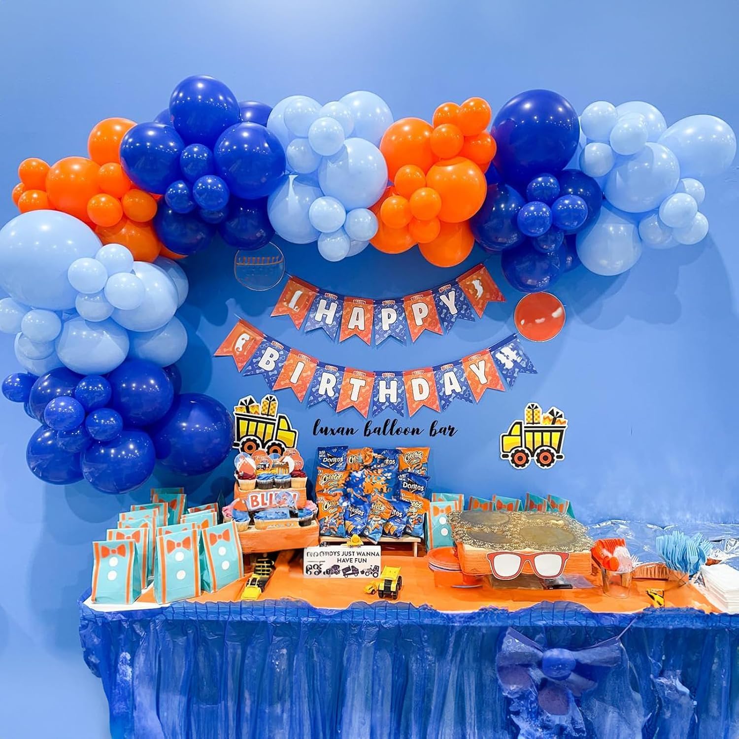 Orange Blue Balloon Arch Holid - огляд і ціна Balloon Arch Kit