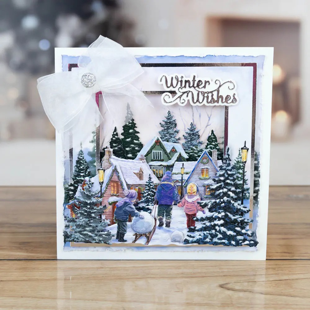 Christmas Yuletide Row Winterb - огляд і ціна Flower Wall Panel