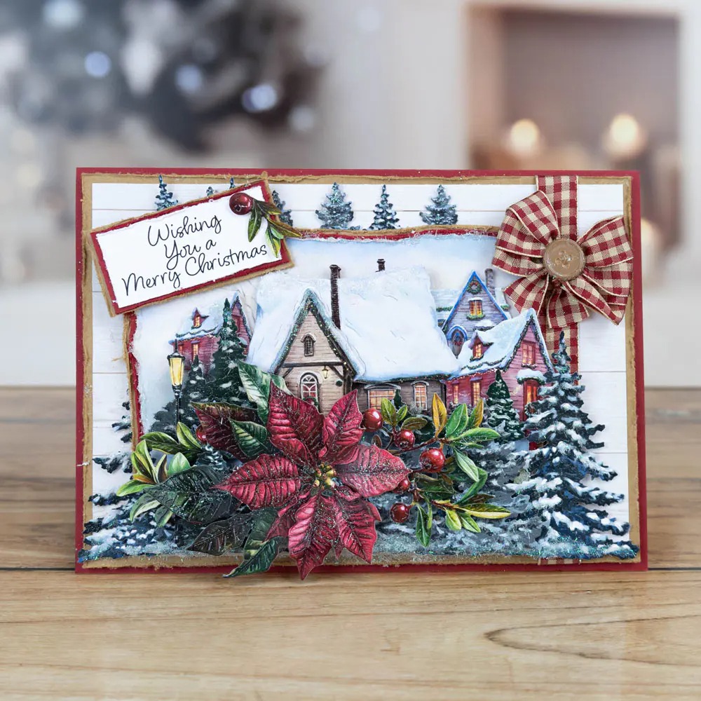 Christmas Yuletide Row Winterb - огляд і ціна Flower Wall Panel