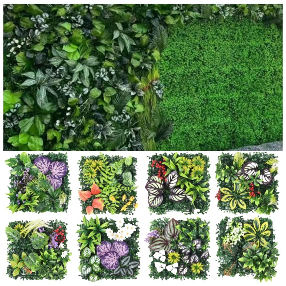 DIY Artificial Plant Wall Pane - огляд і ціна Flower Wall Panel