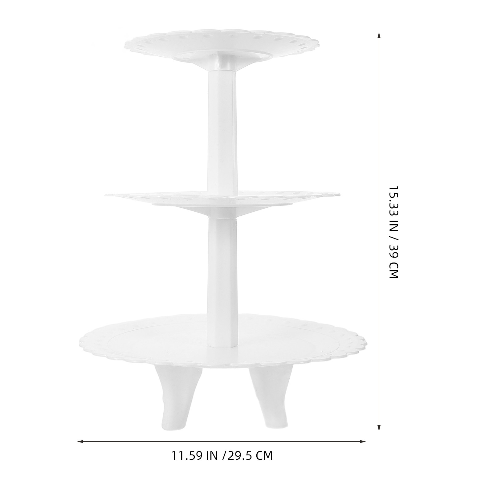 Three-Tier Plastic Cake Stand  - огляд і ціна Cupcake Stand Tier