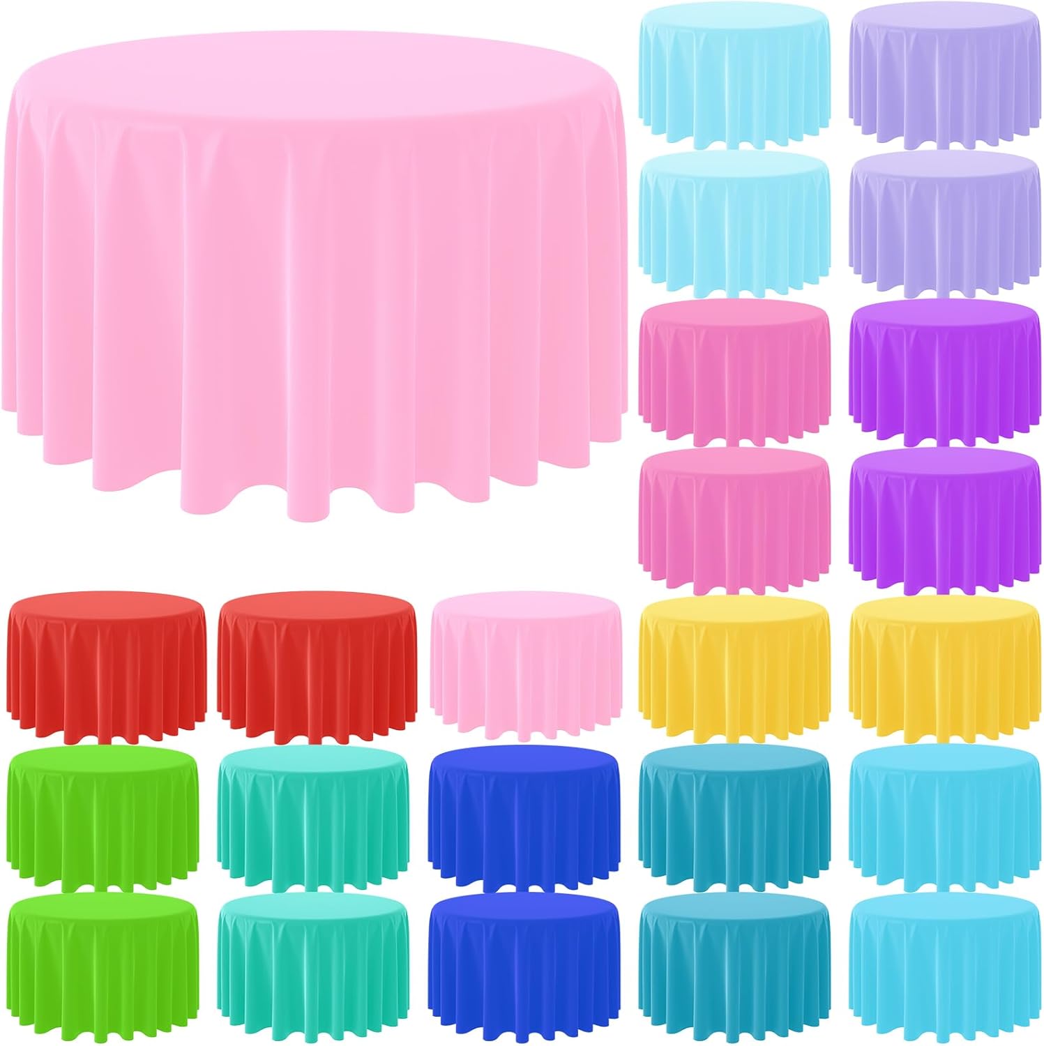 Disposable Round Solid Color T - огляд і ціна Table Cloth Disposable