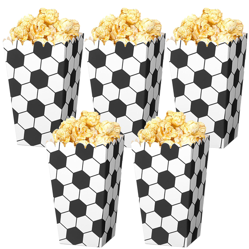 6/18Pcs  Football Popcorn Boxe - огляд і ціна Event Party Box