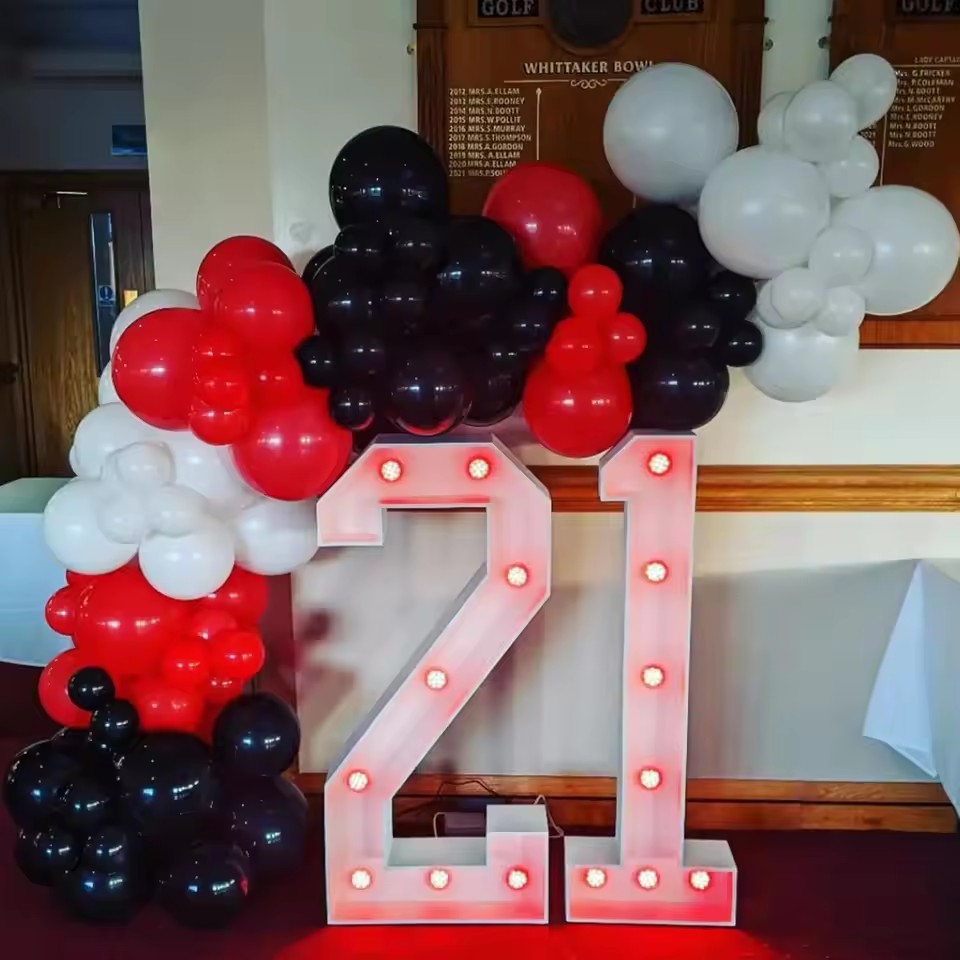 98Pcs Red and Black Balloons W - огляд і ціна Balloon Arch Kit