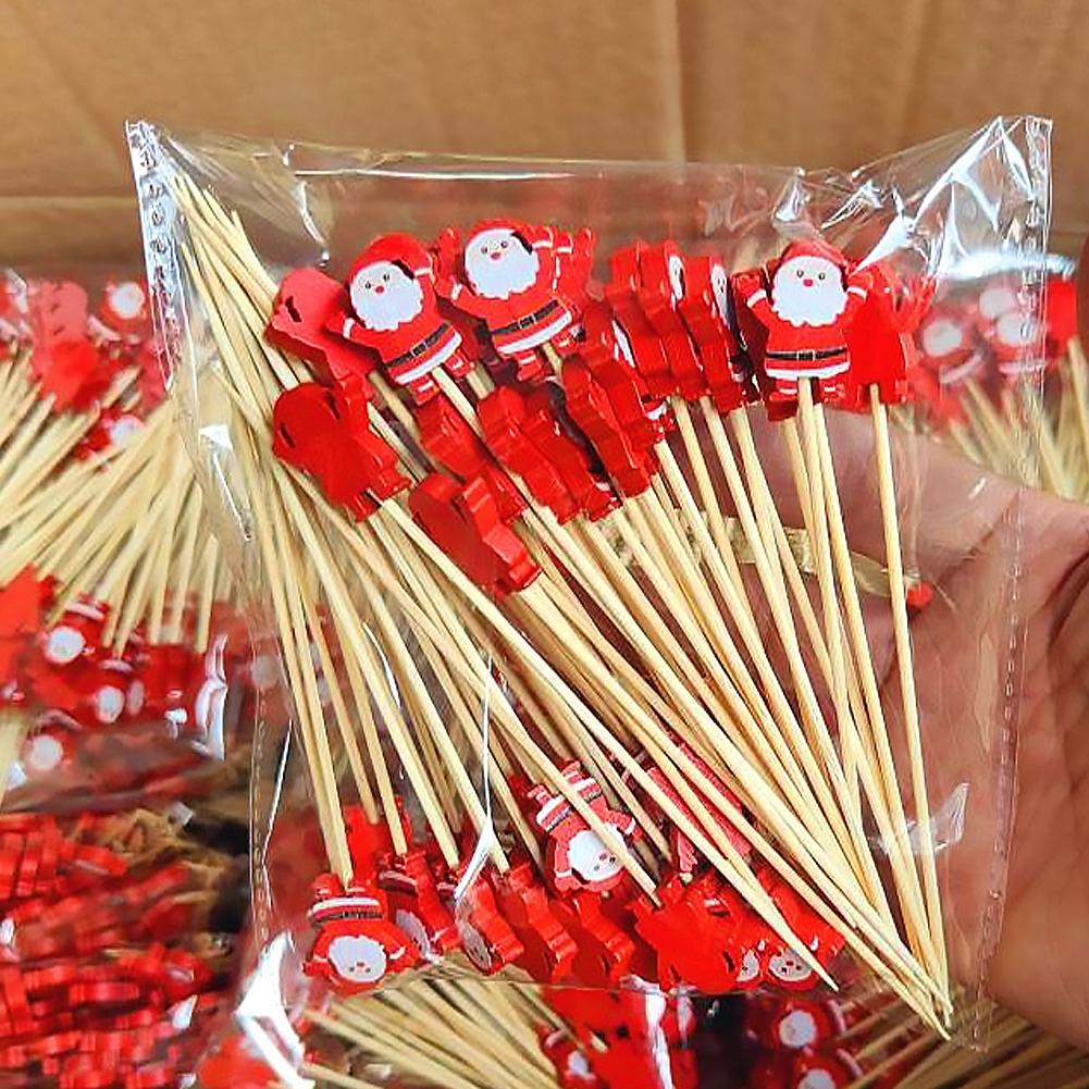 50Pcs Christmas Cocktail Picks - огляд і ціна Centerpiece Stick