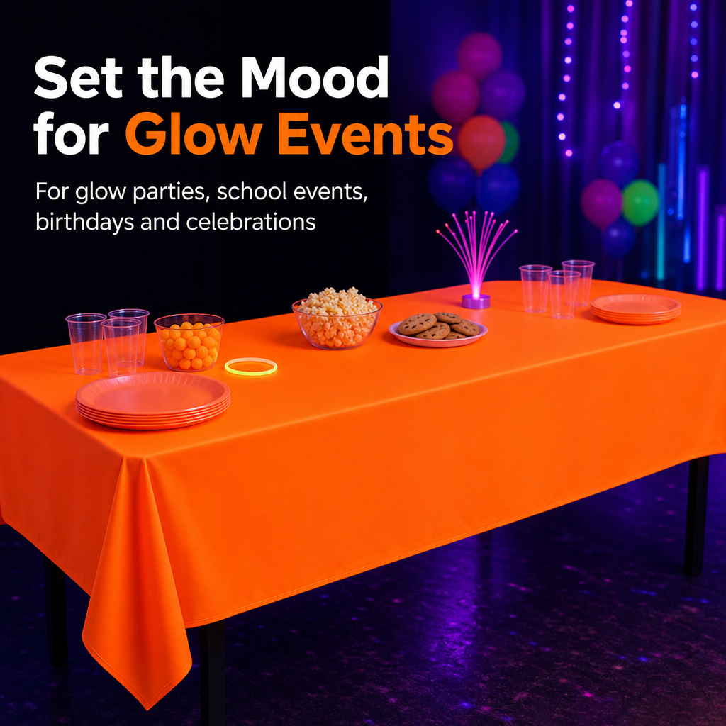 Thickened Macaron Fluorescent  - огляд і ціна Table Cloth Disposable