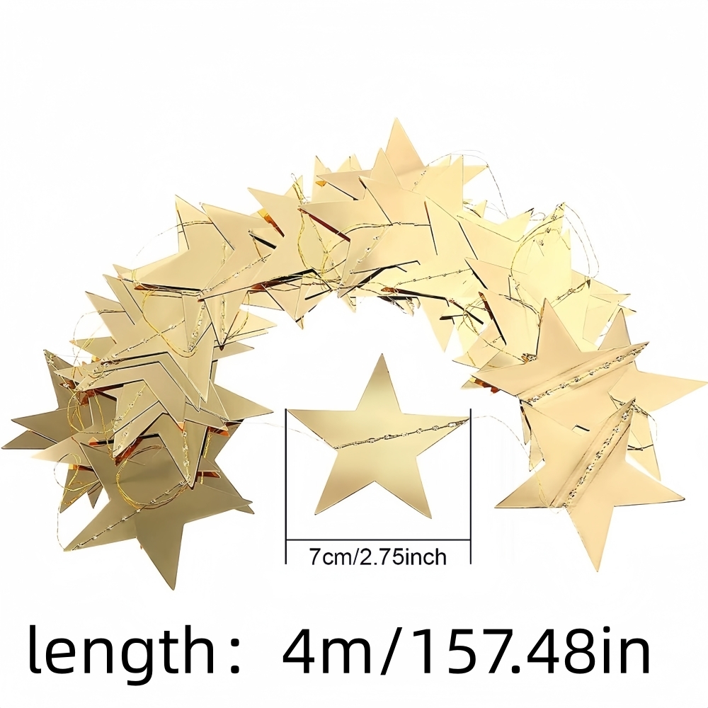 1pc 4m/157.48inch Gold Silver  - огляд і ціна Party Banner Gold