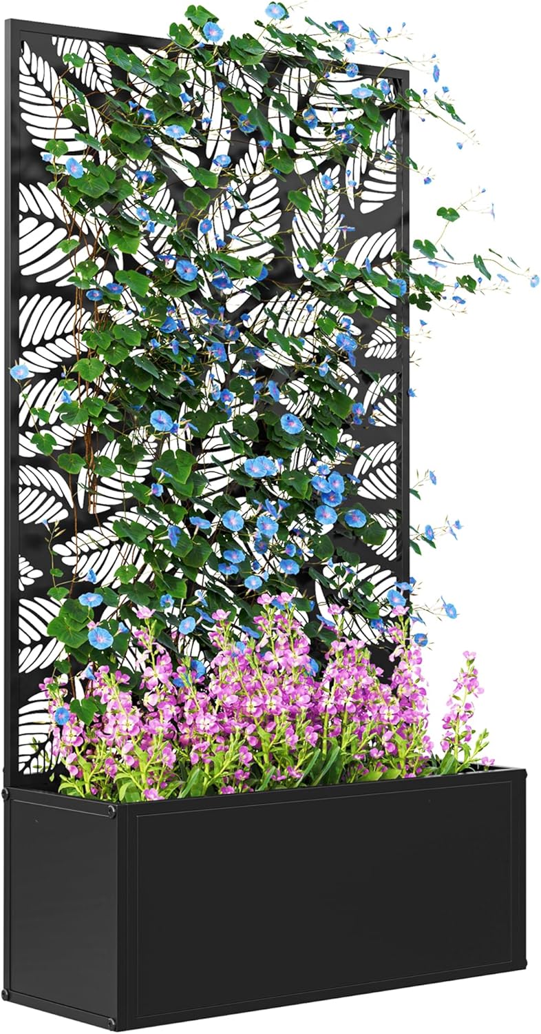 Metal Raised Garden Bed with T - огляд і ціна Flower Wall Panel