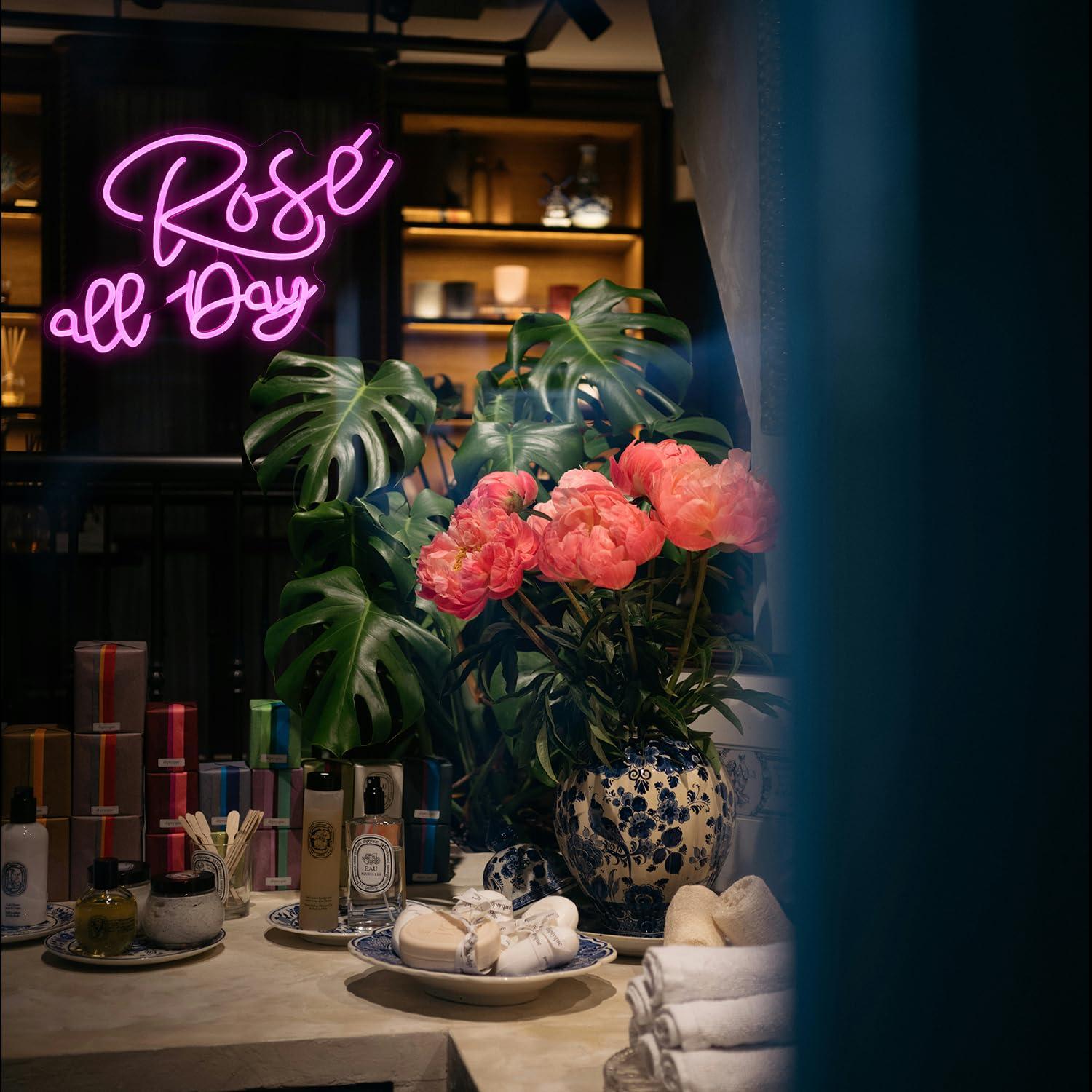 Rose All Day Neon Sign Dimmabl - огляд і ціна Neon Sign Party