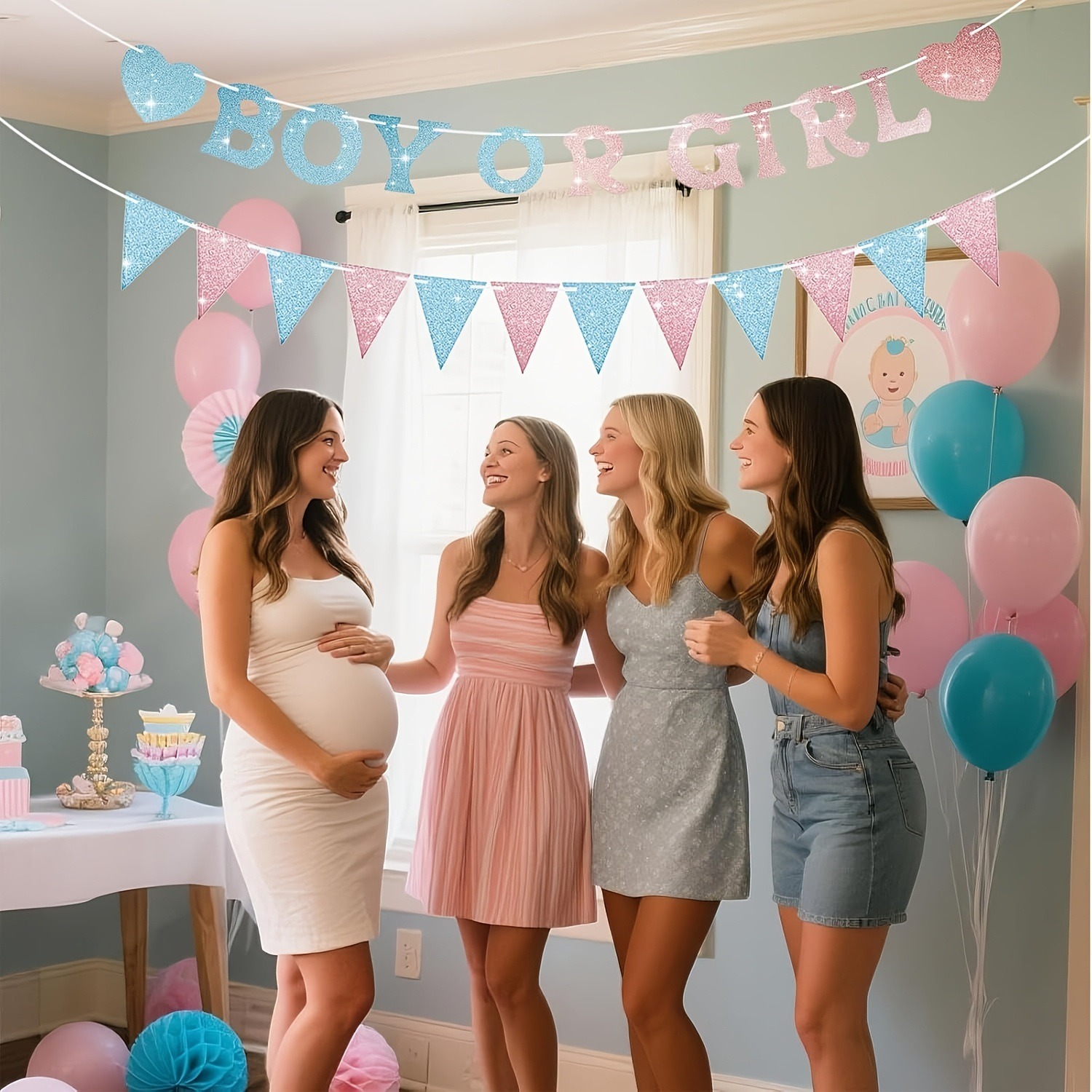 Gender Reveal Party Supplies O - огляд і ціна Confetti Cannon Tube