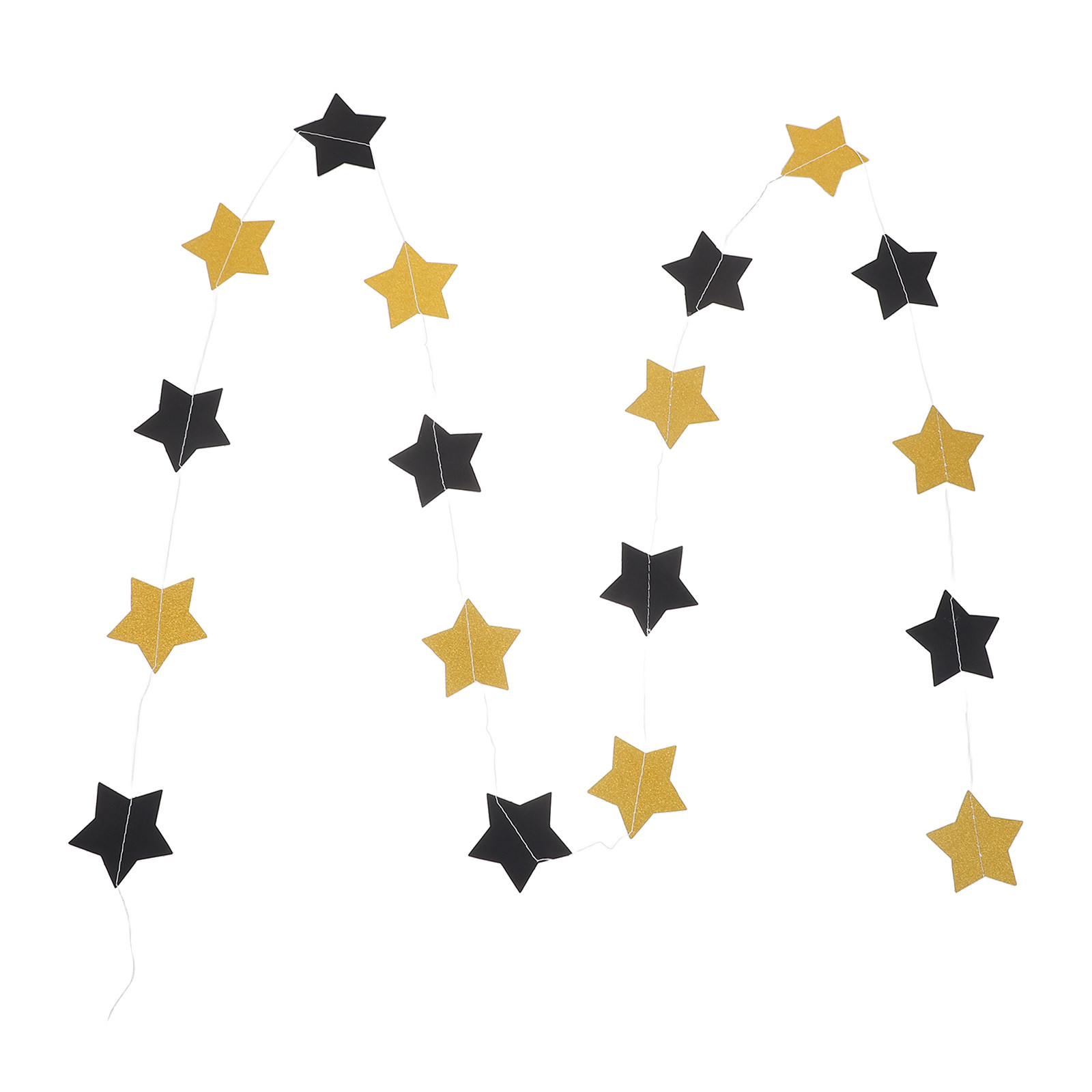 2Pcs Gold Star Garland Banner  - огляд і ціна Party Banner Gold