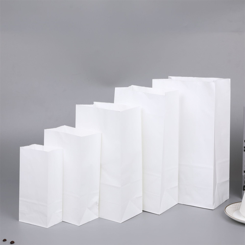 50Pcs/White Kraft Paper Bags F - огляд і ціна Event Party Shop