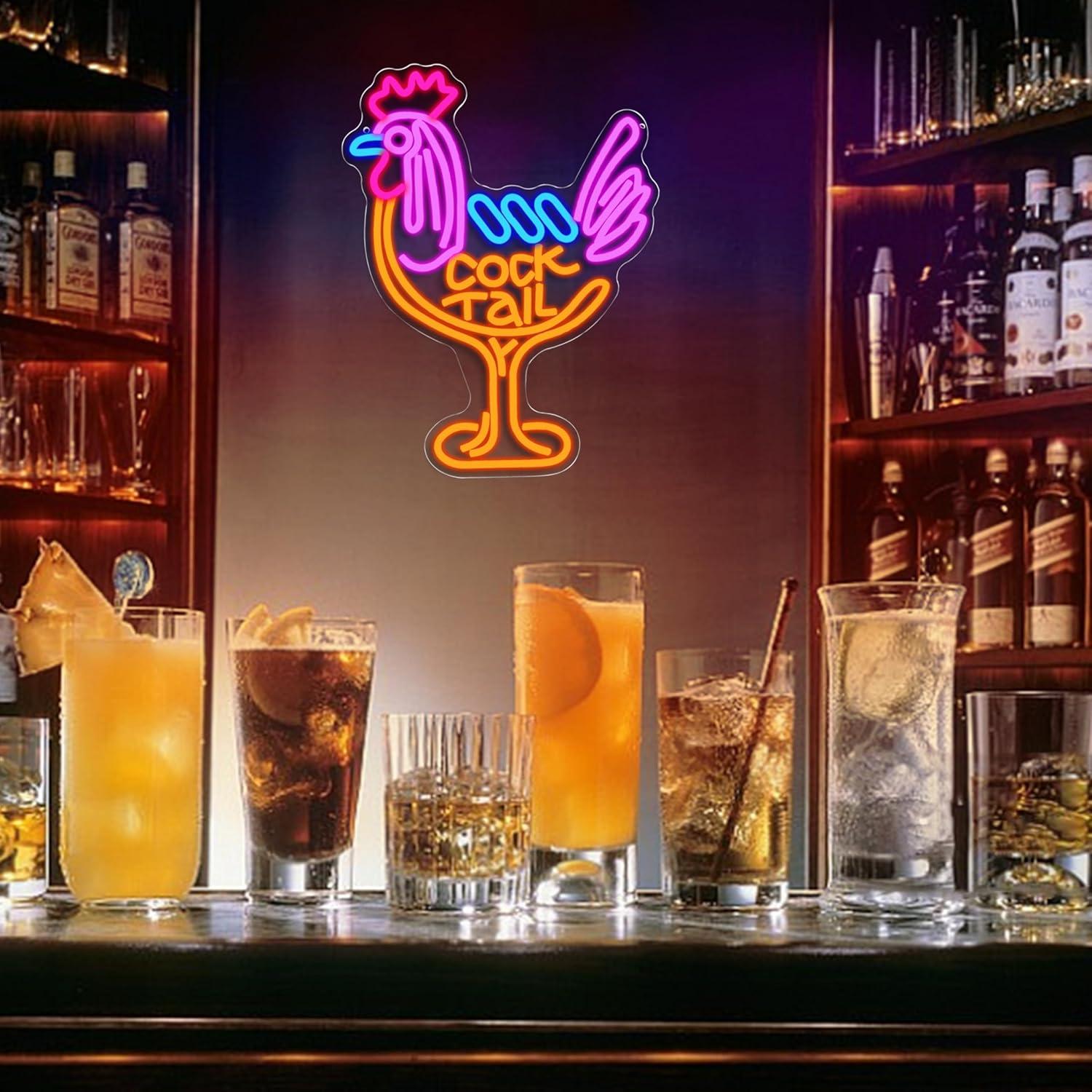 Cocktail Neon Sign USB Dimmabl - огляд і ціна Neon Sign Party