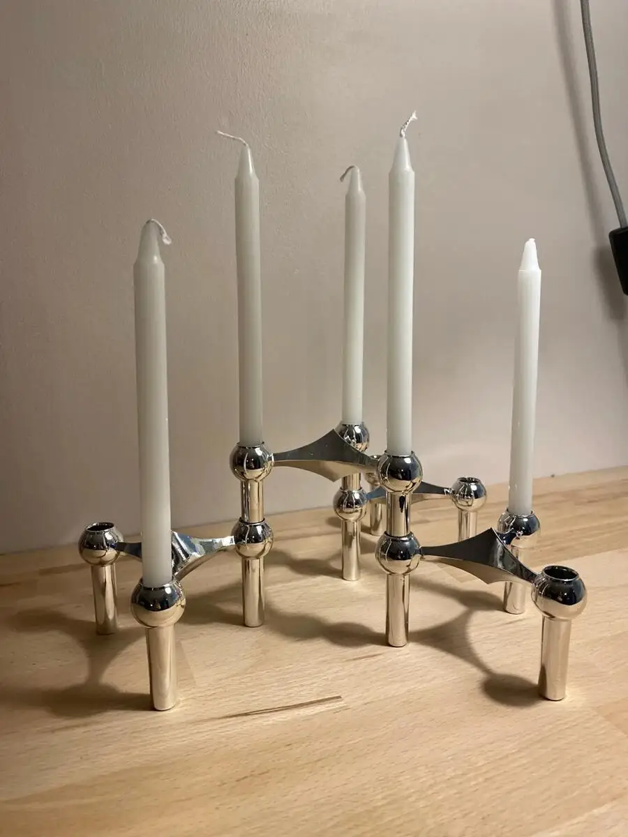 Metal Candle Holder Nordic Mol - огляд і ціна Centerpiece Stick