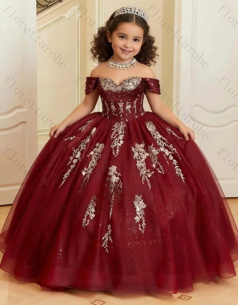 Customized Burgundy Off‑Should - огляд і ціна Birthday Sash Glitter